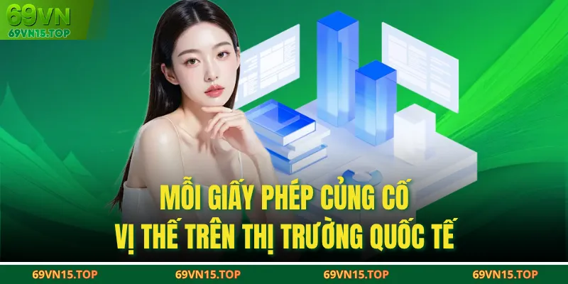 Mỗi giấy phép củng cố vị thế trên thị trường quốc tế